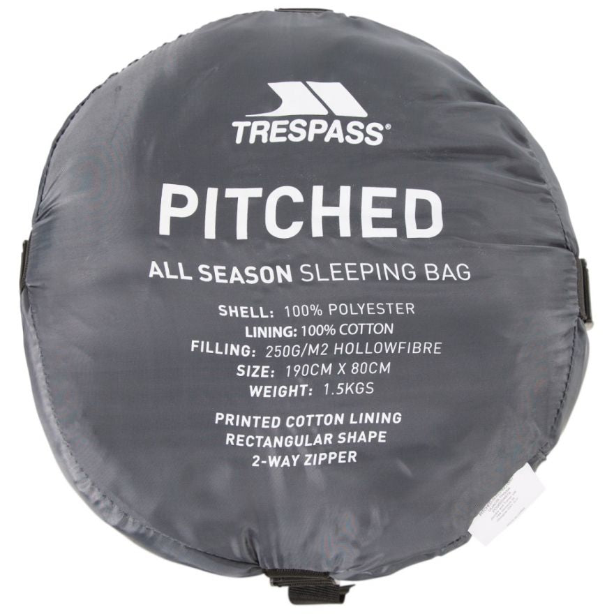 Trespass 4 season waterproof sleeping bag Pitched