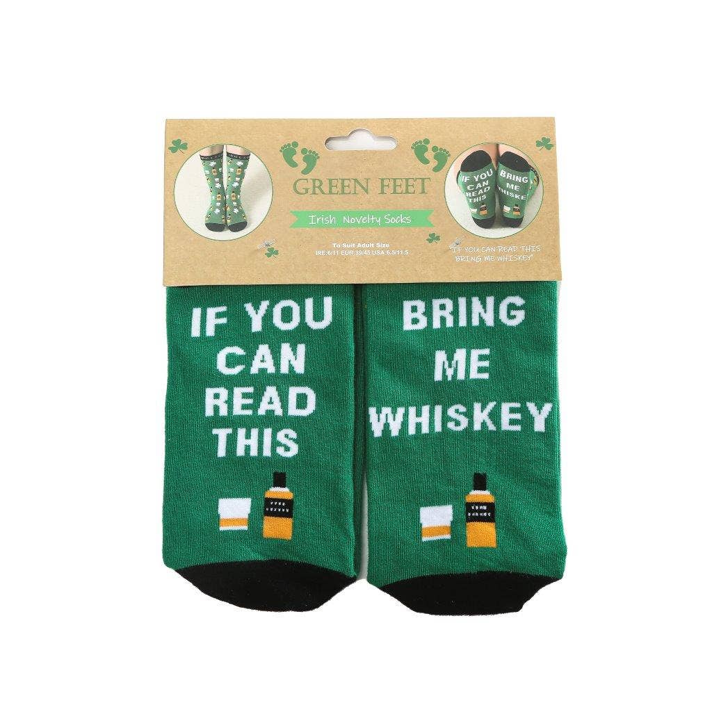 Celtic Ore “Bring me Whiskey” Novelty Socks