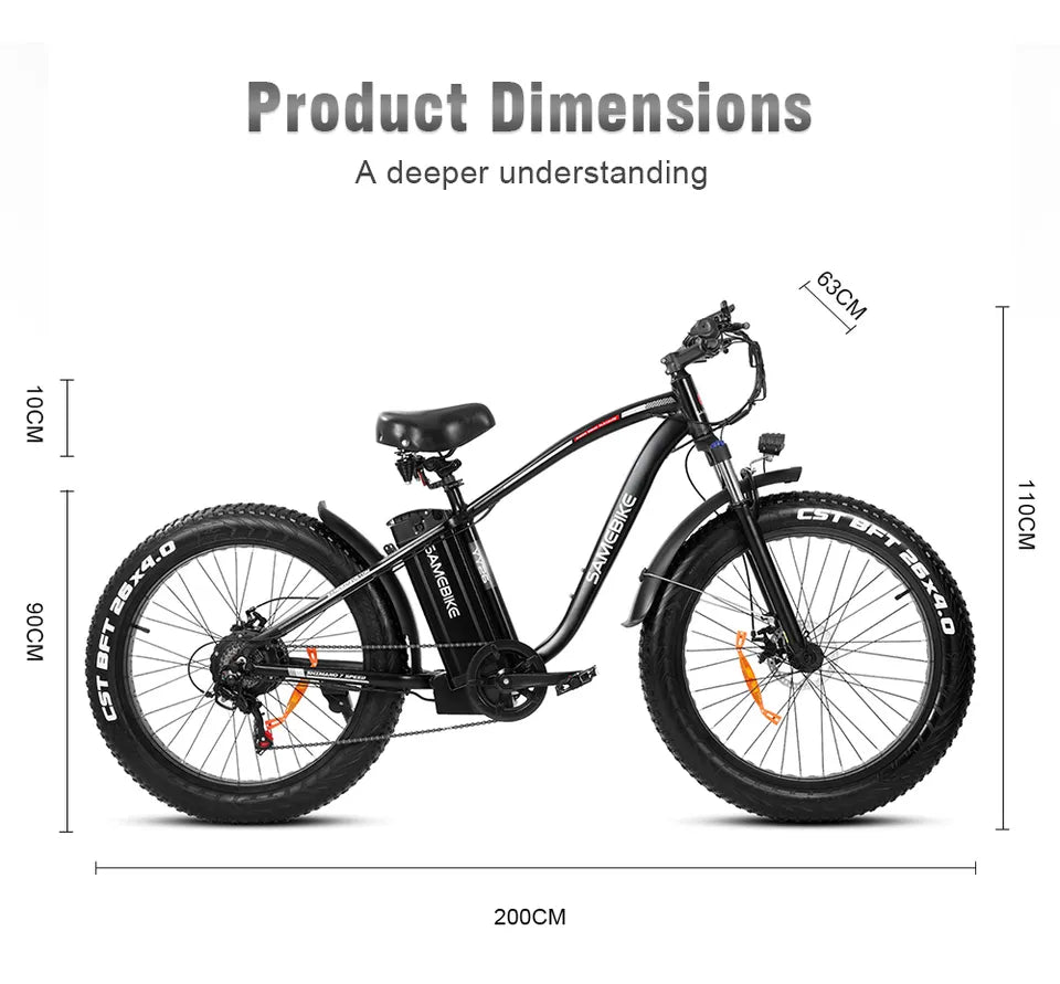 Samebike 750W Fat Tire Ebike