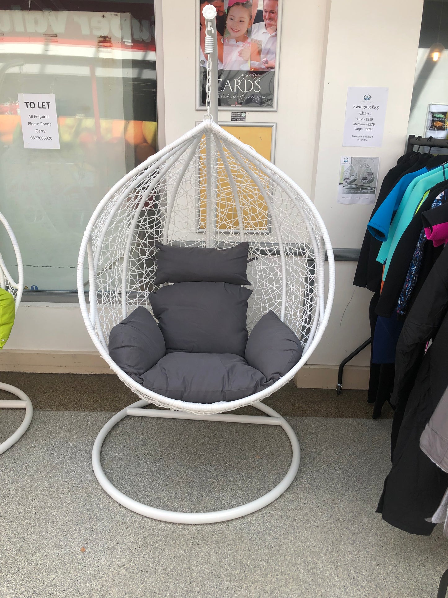 Small Swinging Egg Chair